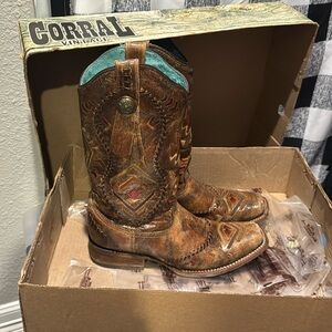 Corral square toe boots